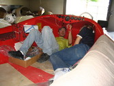 Hovercraft photo Instrumentation and electrical wiring