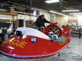 Rescue hovercraft photo light bar
