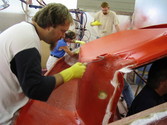 Rescue hovercraft photo Body construction