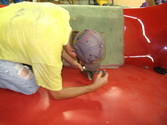 Rescue hovercraft photo Seat installation
