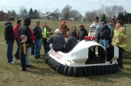 Midway Volunteer Fire Co. Hovercraft training