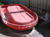 Rescue Hovercraft building Snohimish Fire Department