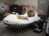 Hovercraft skirt attachment
