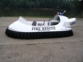 US Air Force Rescue hovercraft maiden flight
