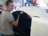 US Air Force Rescue hovercraft construction photo