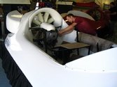 US Air Force Hovercraft engine picture
