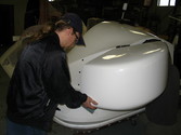 Hovercraft Thrust Bucket Installation