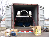 Shipping hovercraft